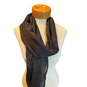 Black Alex E-L 100% Polyester Fashion Scarf For Women